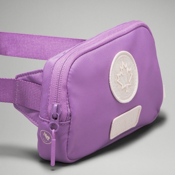 Lululemon Team Canada Future Legacy Mini Belt Bag, Purple Blossom Light -NWT - Picture 7 of 11